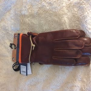 Unisex Hestras Wakayama leather gloves size 9